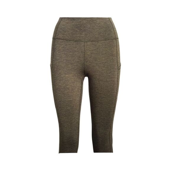 LAUREN RALPH LAUREN FLEECE LINED  LEGGING GREEN LODEN HEATHER - Picture 2 of 10